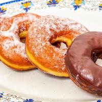 Donut Box · Assortment of Sugar, Glaze, Chocolate and Chocolate Sprinkle Donuts