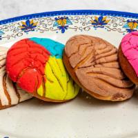 Concha Sampler · Most known pan dulce. Conchas are a light and airy brioche style bun covered with a crumbly ...