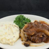 The Chopper · A lean 10 ounces of chopped Cattleman’s Certified Gold beef smothered with sautéed mushrooms...