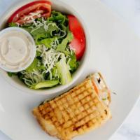 Half Sandwich & Salad · Your choice of a half portion classic sammie and choice of salad