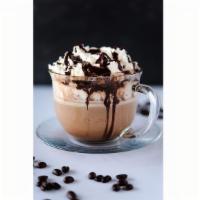 Hot Chocolate · Chocolate + steamed milk + whip cream + chocolate drizzle
