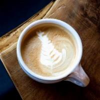 Cappuccino (8Oz) · A double shot of espresso with six ounces of steamed milk.