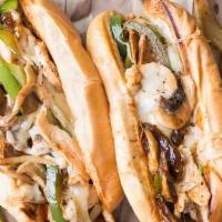 Chicken Philly With French Fries · 