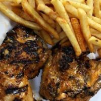 Grilled Chicken With French Fries · With lettuce, tomato, and mayonnaise