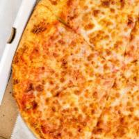 Cheese · Pizza sauce, mozzarella and regular.