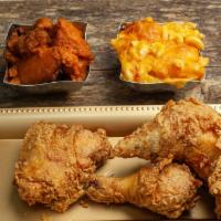 Combo Fried Chicken  W/Drink · 3 Pieces of Crispy Deep Fried Chicken