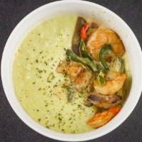 Shrimp & Grits · Add catfish for an additional charge.