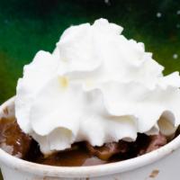 Dulce De Leche Sundae · Creamy gelato topped with smooth caramel sauce, savory coffee sauce and whipped cream.