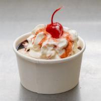 Cheerwine Sundae · A historic and delicious NC soda comes to gelato! Choice of vanilla or chocolate gelato topp...