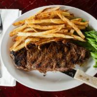 Ny Strip · A hand cut 12 ounce NY strip.

Consuming raw or undercooked meats, poultry, seafood, shellfi...