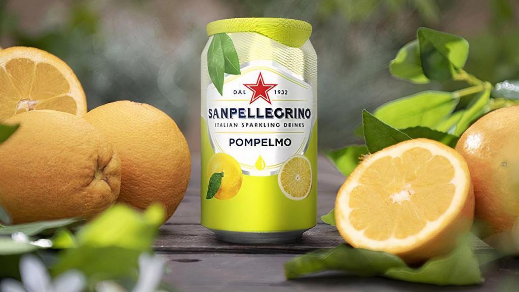 Sanpellegrino Sparkling Fruit Drink · Sparkling grapefruit beverage with 16% fruit juice (Orange, Blood Orange, Grapefruit, Lemon, or Clementine)