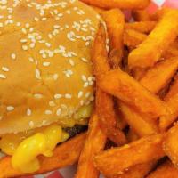 Mac-Daddy Burger · (Patty, cheese, mac and cheese).
