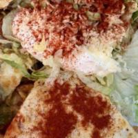 Potrillo Snack Platter · Enough to share! Fajita-style chicken or steak nachos, cheese quesadillas, chicken flautas, ...