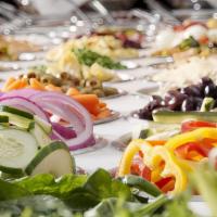 Garden Fresh Salad Bar · Select your favorite ingredients and we'll prepare it for you. You can choose your greens, t...