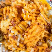 Bacon Cheese Fries · Served with ranch.