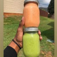 Catch The Sun ( The Smoothie God ) · Strawberries, pineapples, peaches, mango... limeade