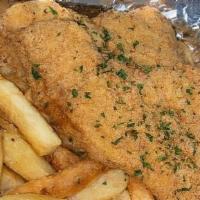 Wimpy Fish N Fries Combo · Fresh fish fillet, seasoned fries and a beverage