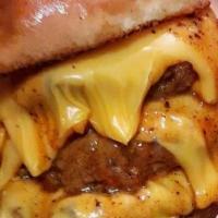 Double Turkey Melt (Big Wimp Combo) · Two hand-crafted turkey patties, American cheese with your choice of sweet peppers, sautéed ...