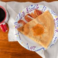 Bacon, Egg, And Cheese Crepe · Breakfast, lunch or dinner this Bacon, Egg, and Cheese crepe will provide a solid meal that ...