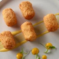 Croquetas · Shrimp Croquettes, Aji Amarillo Tartar Sauce