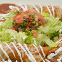 Enchiladas Supreme · Supreme combination of chicken enchilada, beans enchilada, cheese enchilada, and beef enchil...