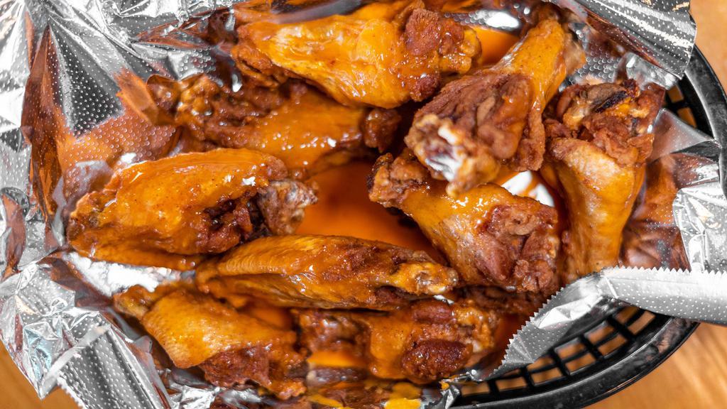 Key To My Heart · Ten jumbo wings fried to perfection. Flavors - you want it, we have it.