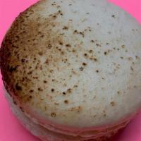 Toasted Marshmallow Macarons - 6 Pack · Handcrafted Macarons from Leaven Bakery - Toasted Marshmallow flavor - pack of 6