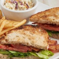 Classic Blt · Nitrate-free bacon, lettuce, tomato, mayo, toasted sourdough.