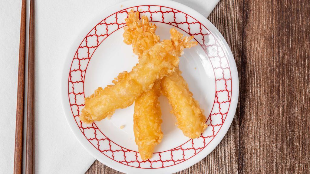 Shrimp Tempura Roll · Deep fried shrimp.
