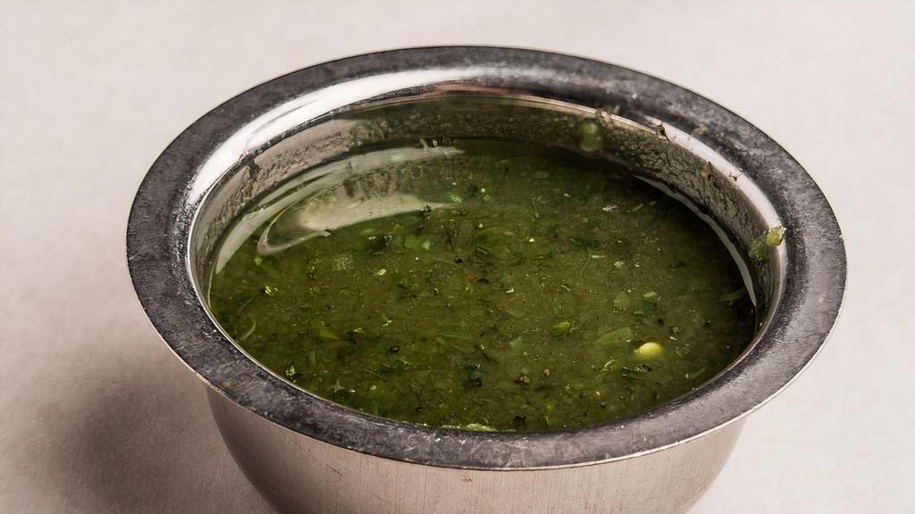Mint Chutney 8Oz · Mint Chutney 8 oz container. Appetizers are not included. This is only a side order.