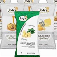 Jody'S Favorite Popcorn Sampler (12 Bags) · PACKAGE DETAILS
12 Assorted Bags Includes: 4 Recipe 53 Caramel Corn Bags 2 Chocolate Drizzle...