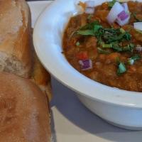 Pav Bhaji · Mixture of Mashed Spiced Vegetables Served with Buns
