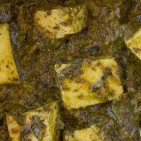 Saag Paneer · Creamed Spinach and Paneer Curry