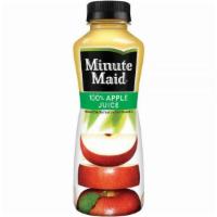Minute Maid Apple Juice · Minute Maid 12 oz bottle.  100% apple juice.