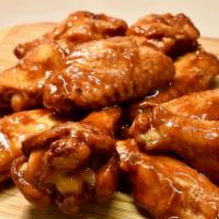 10Ct. Bone-In Wings · Our all Natural Oven Baked wings served in your favorite sauce. No forks. No napkins. Simply...
