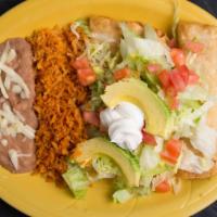 Flautas · 3 hard tacos with your choice of meat