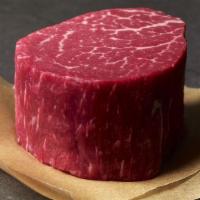 7 Oz Filet Mignon · A true 7 oz filet mignon, cut exclusively from Meats by Linz (look'em up). Normally sold in ...