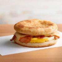 Breakfast Sammy · Your choice of ham, bacon, sausage, or deli sliced turkey breast with melted Muenster cheese...