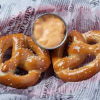 Soft Pretzels · WHATS A PUB WITHOUT A PRETZEL? BASED ON A 200 YEAR OLD BAVARIAN RECIPE,TWO PRETZELS SERVED W...