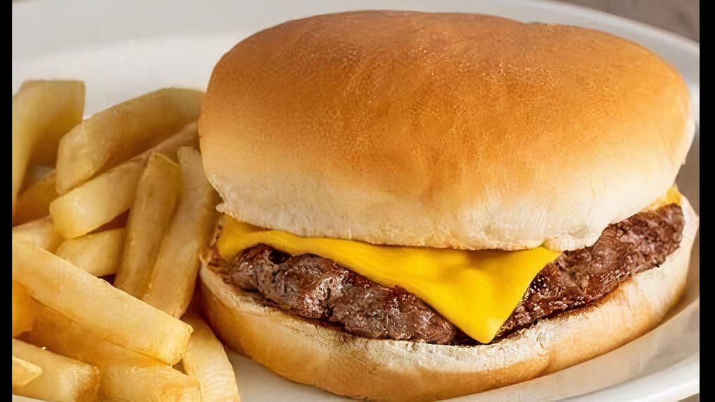Hamburger · lechuga, tomate, mayonesa y queso