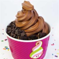 Milk Chocolate Mania Fro-Yo · 110 Cal. Gluten-free, Low-fat, live and active culture, kosher, real cocoa, contains milk, n...