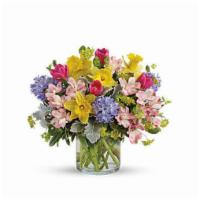 Springtime'S Here Bouquet · Spring is here! Celebrate the season with the pastel perfection of this cheerful bouquet. Bu...