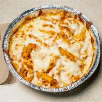 Baked Ziti
 · Ziti with mozzarella and tomato sauce baked to perfection in our oven.