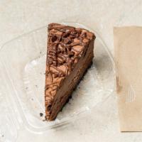 Chocolate Mousse Cake (Slice)
 · Rich, indulgent chocolate dessert.