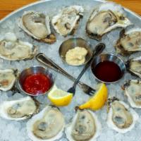 Dozen House Oysters  · Raw or steamed - served with horseradish and cocktail and mignonette sauces (Gluten-free)
