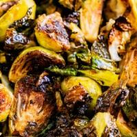 Brussels Sprouts · Chaatable blend, crispy Brussels sprouts.