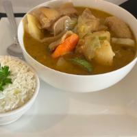 Chicken Soup (Sapa De Pollo) · Homemade chicken soup served with Rice and handmade corn tortillas. House specialty.
Sopa ca...