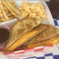 Grilled Cheese · Gilled Cheese wit choice of side and and beverage