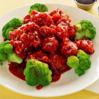 General Tso'S Chicken · Spicy. Tender crunchy chicken meat marinated and quickly fried till crispy. Served over stea...