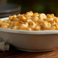 Mac N' Cheese (Large) · Creamy, homestyle macaroni a' cheese and baked for a crispy layer of cheese on top.
